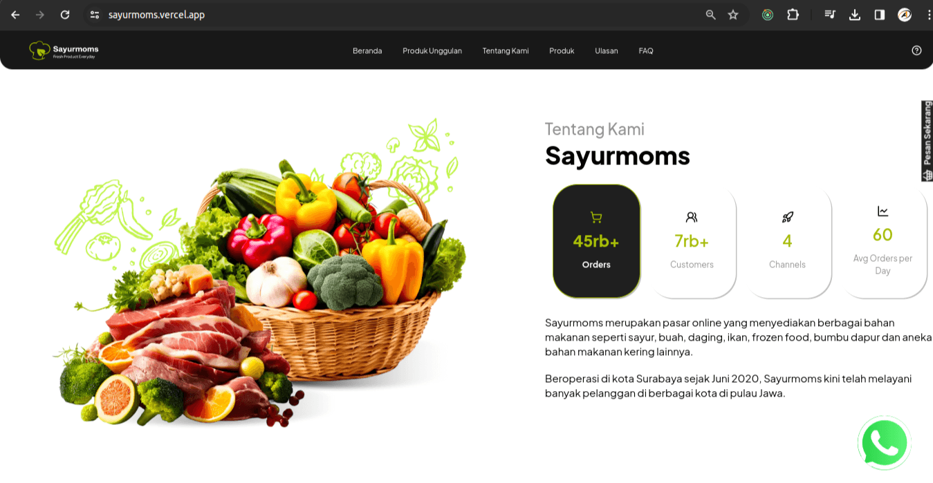 Sayurmoms Desktop